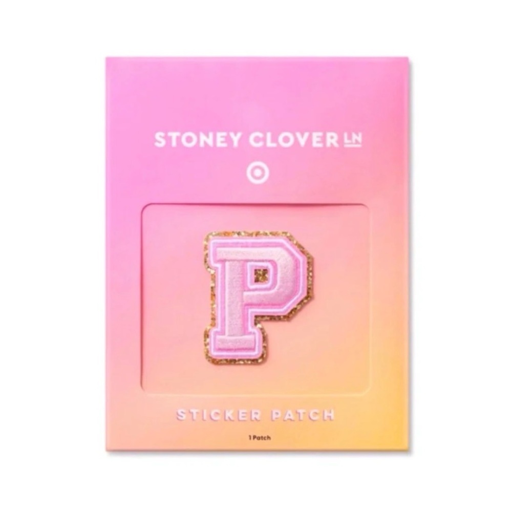 Limited Edition Stoney Clover Lane x Target Letter P Patch – Light Pink